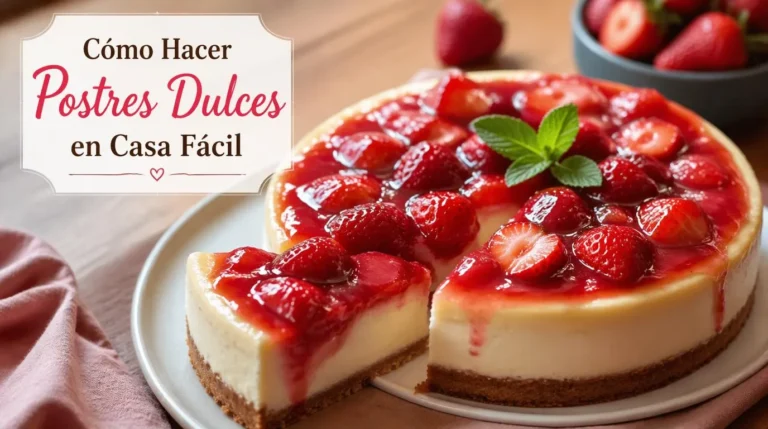 Cómo Hacer Postres Dulces en Casa Fácil