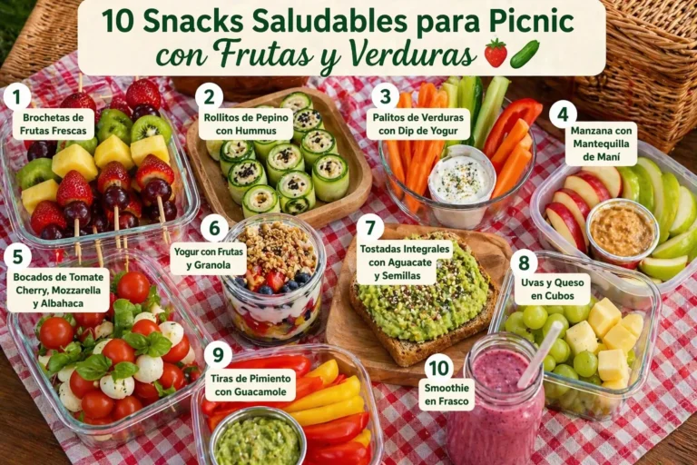 Ideas de Brochetas Dulces y Saladas para Picnic Fáciles y Bonitas