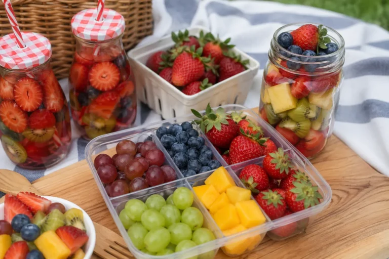 Ideas de Picnic con Frutas Frescas Rapidas y Saludables