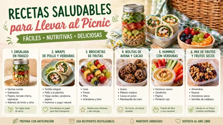 Recetas Saludables para Llevar al Picnic