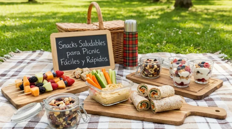 Snacks Saludables para Picnic Fáciles y Rápidos